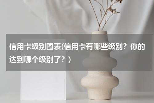 信用卡级别图表(信用卡有哪些级别？你的达到哪个级别了？)