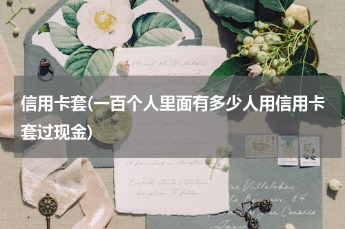 信用卡套(一百个人里面有多少人用信用卡套过现金)