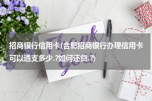 招商银行信用卡(合肥招商银行办理信用卡可以透支多少.?如何还贷.?)