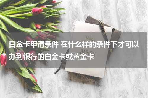 白金卡申请条件 在什么样的条件下才可以办到银行的白金卡或黄金卡