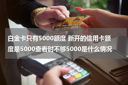 白金卡只有5000额度 新开的信用卡额度是5000查看时不够5000是什么情况