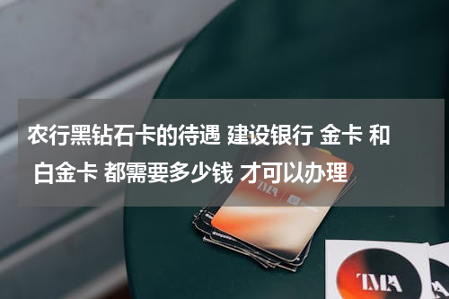 农行黑钻石卡的待遇 建设银行 金卡 和 白金卡 都需要多少钱 才可以办理