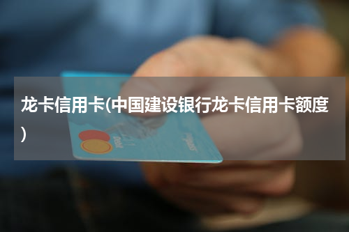 龙卡信用卡(中国建设银行龙卡信用卡额度)