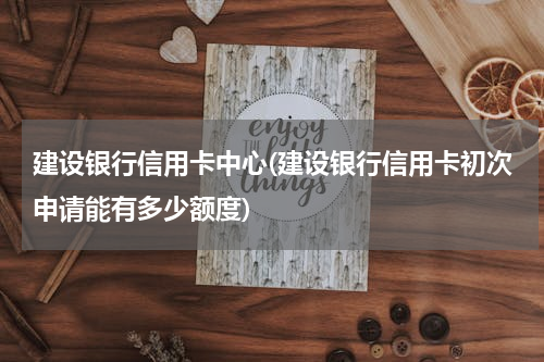 建设银行信用卡中心(建设银行信用卡初次申请能有多少额度)