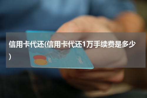 信用卡代还(信用卡代还1万手续费是多少)
