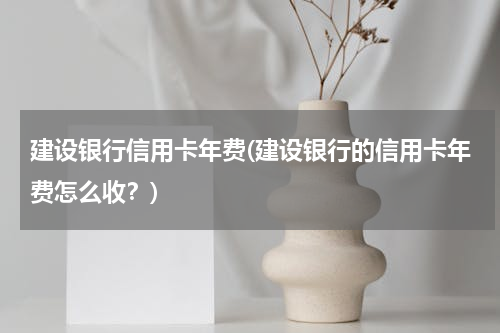 建设银行信用卡年费(建设银行的信用卡年费怎么收？)