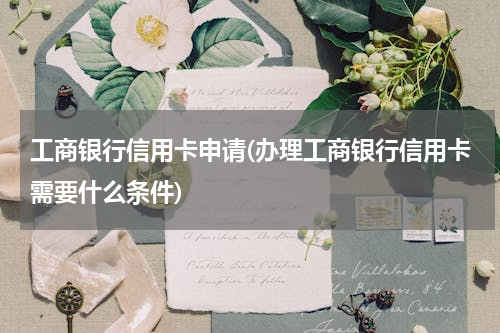 工商银行信用卡申请(办理工商银行信用卡需要什么条件)