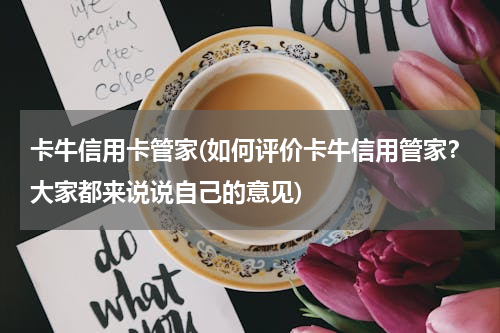 卡牛信用卡管家(如何评价卡牛信用管家？大家都来说说自己的意见)