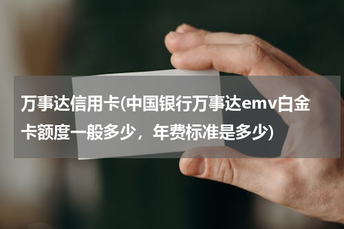 万事达信用卡(中国银行万事达emv白金卡额度一般多少，年费标准是多少)