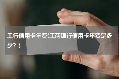工行信用卡年费(工商银行信用卡年费是多少？)