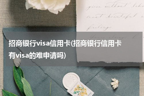 招商银行visa信用卡(招商银行信用卡有visa的难申请吗)