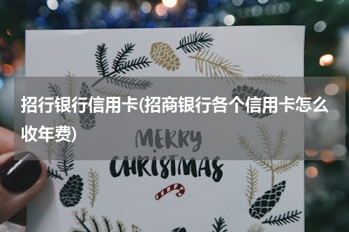 招行银行信用卡(招商银行各个信用卡怎么收年费)