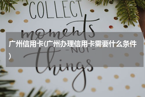 广州信用卡(广州办理信用卡需要什么条件)