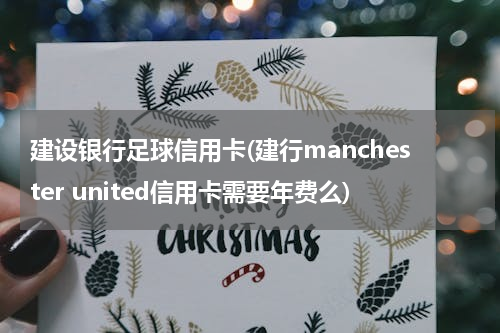 建设银行足球信用卡(建行manchester united信用卡需要年费么)
