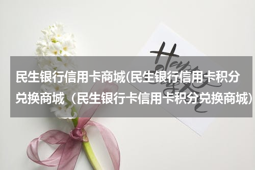 民生银行信用卡商城(民生银行信用卡积分兑换商城（民生银行卡信用卡积分兑换商城）)