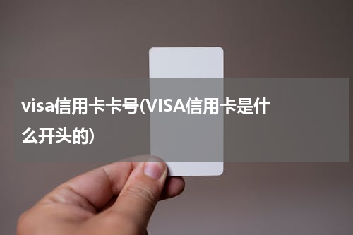 visa信用卡卡号(VISA信用卡是什么开头的)