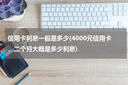 信用卡利息一般是多少(4000元信用卡，二个月大概是多少利息)