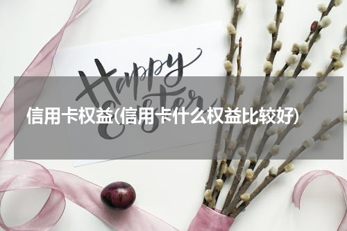 信用卡权益(信用卡什么权益比较好)
